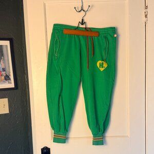Gwen Stefani Harajuku Lovers Jogger Pants Kelly Green Y2K Size Small